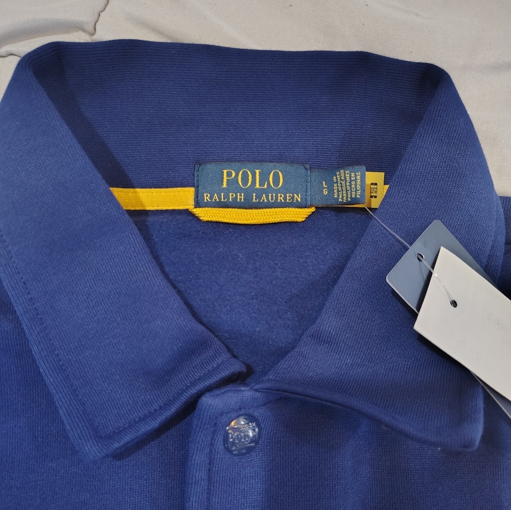 Polo by Ralph Lauren Men’s Blue & White Varsity Jacket Size Large NWT - Picture 7 of 7